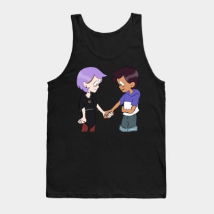 hand holding Tank Top